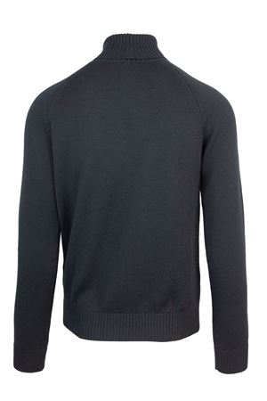 Black virgin wool sweater PAOLO PECORA | A008F0019000